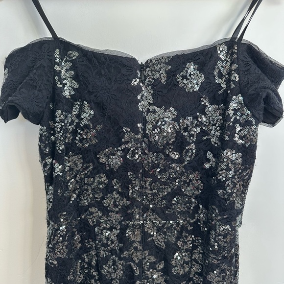 Xscape Lace Sequin Sheath Dress - Picture 3 of 8